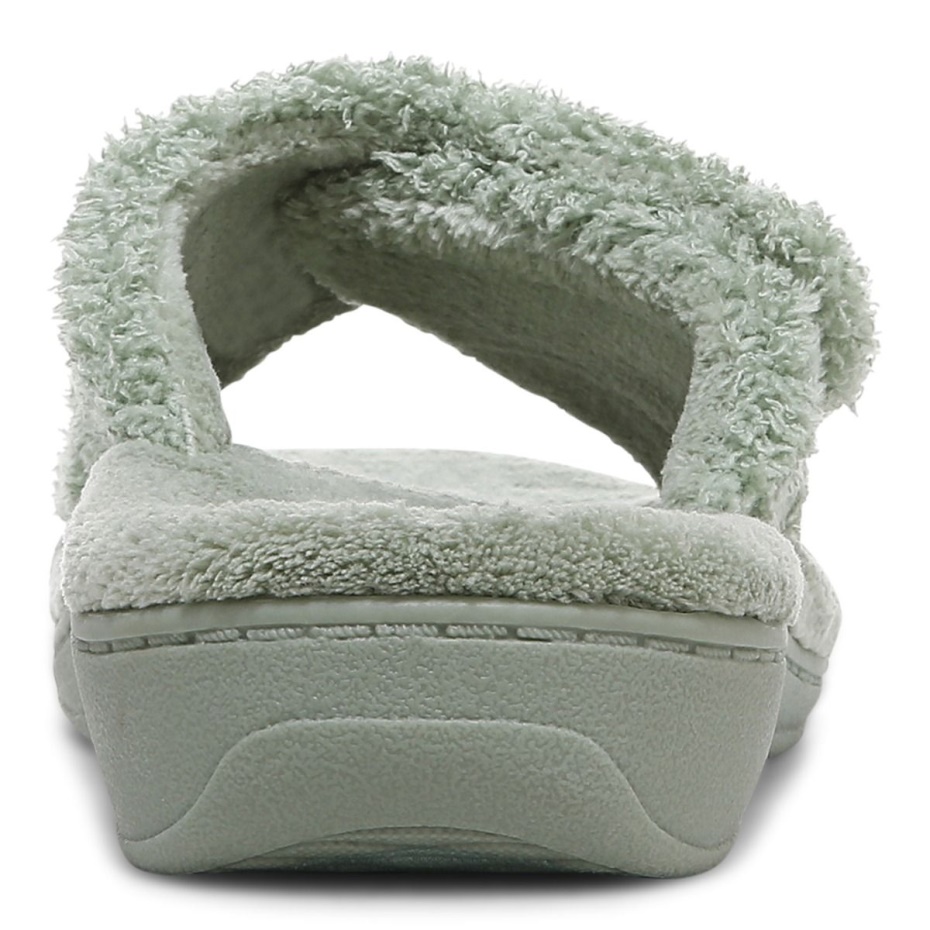Albahaca Rizado Terry Relax Pantuflas Vionic