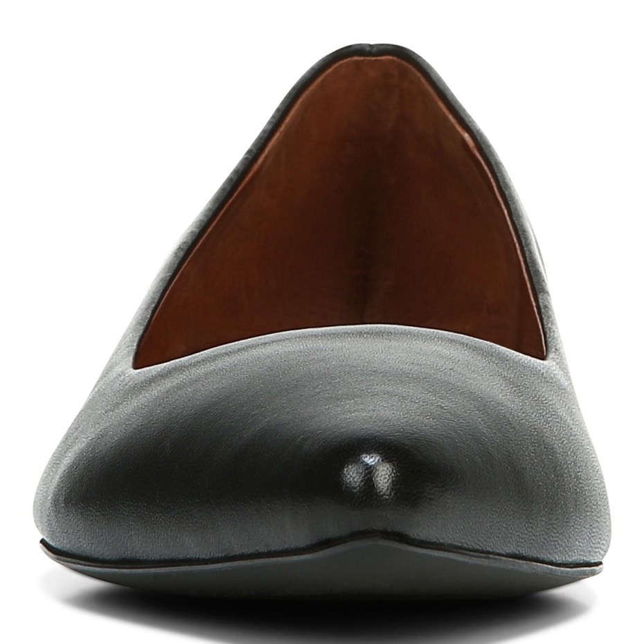 Bailarina Lena Vionic Cuero Negro