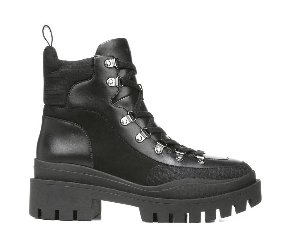 Bota Jaxen Cuero Negro Textil Vionic