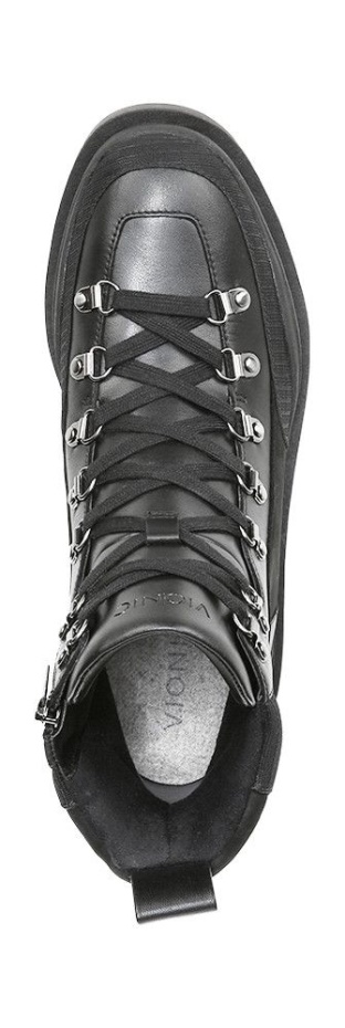 Bota Jaxen Cuero Negro Textil Vionic