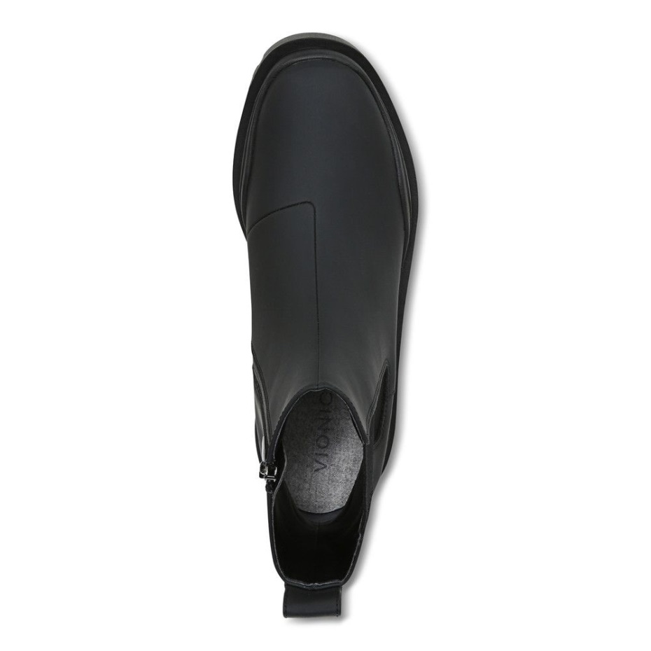 Bota Karsen Caucho Sintetico Negro Vionic