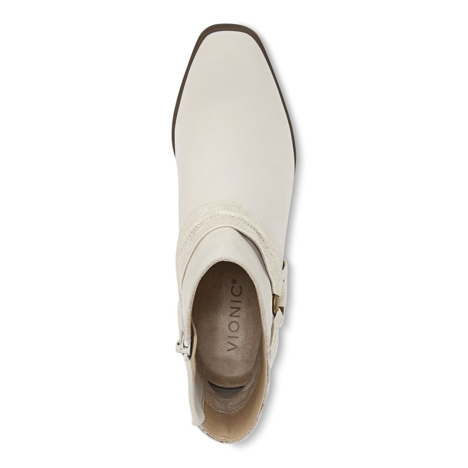 Bota Piel Carnelia Crema Vionic