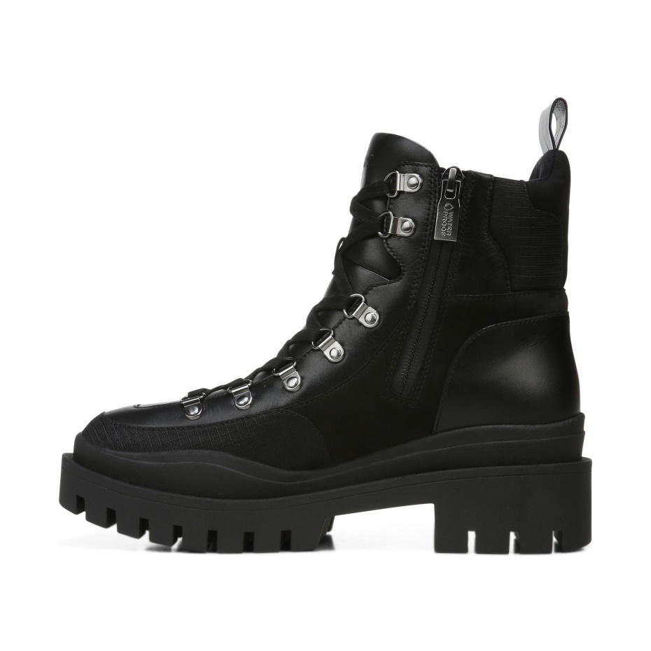 Bota Vionic Jaxen Cuero Negro Textil
