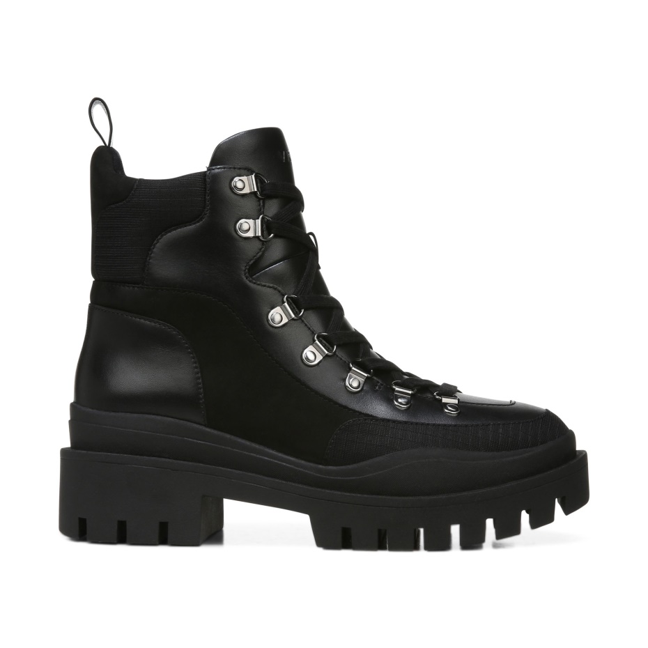 Bota Vionic Jaxen Cuero Negro Textil