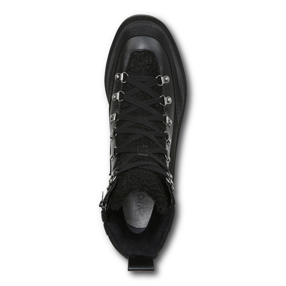 Bota Vionic Jaxen De Piel De Borrego Negra