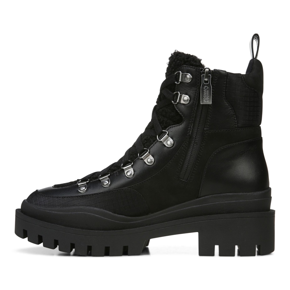 Bota Vionic Jaxen De Piel De Borrego Negra