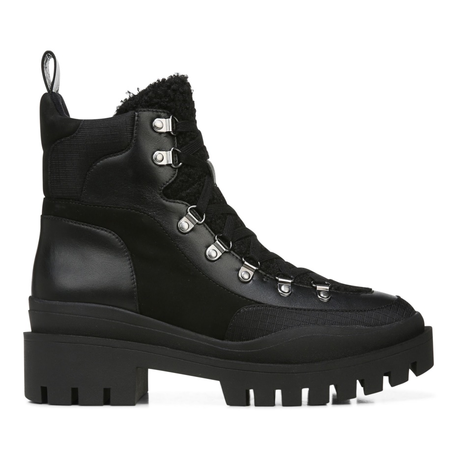 Bota Vionic Jaxen De Piel De Borrego Negra