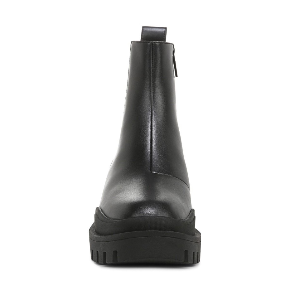 Bota Vionic Karsen De Cuero Negro