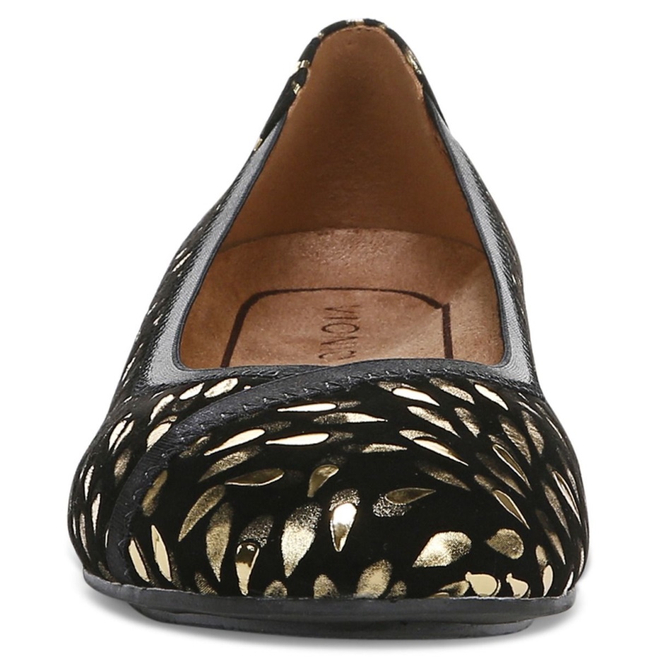Caroll Ballet Flat Ante Negro Vionic
