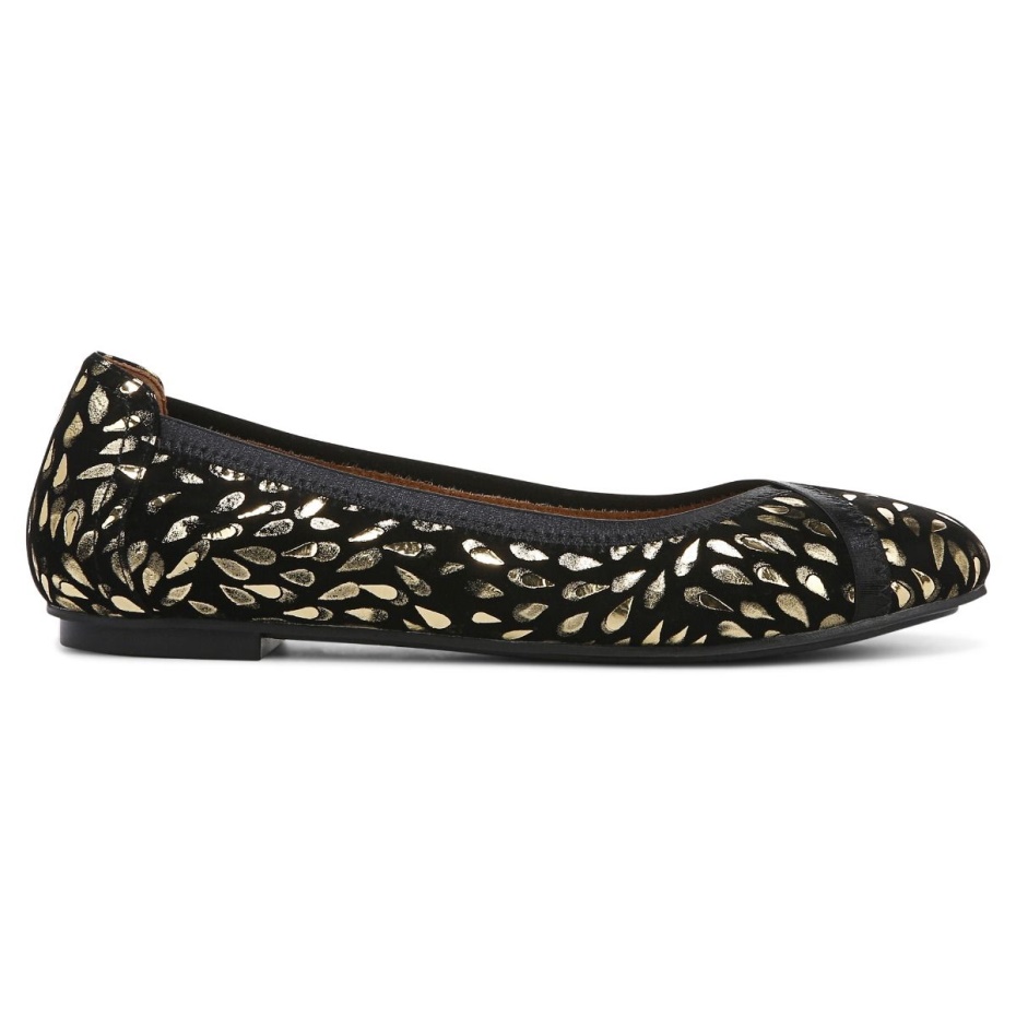 Caroll Ballet Flat Ante Negro Vionic