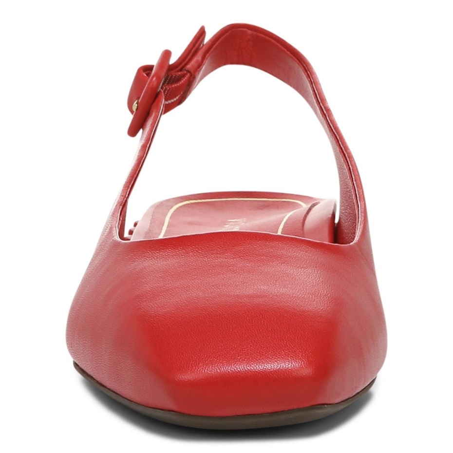 Delphine Slingback Plano Rojo Vionic