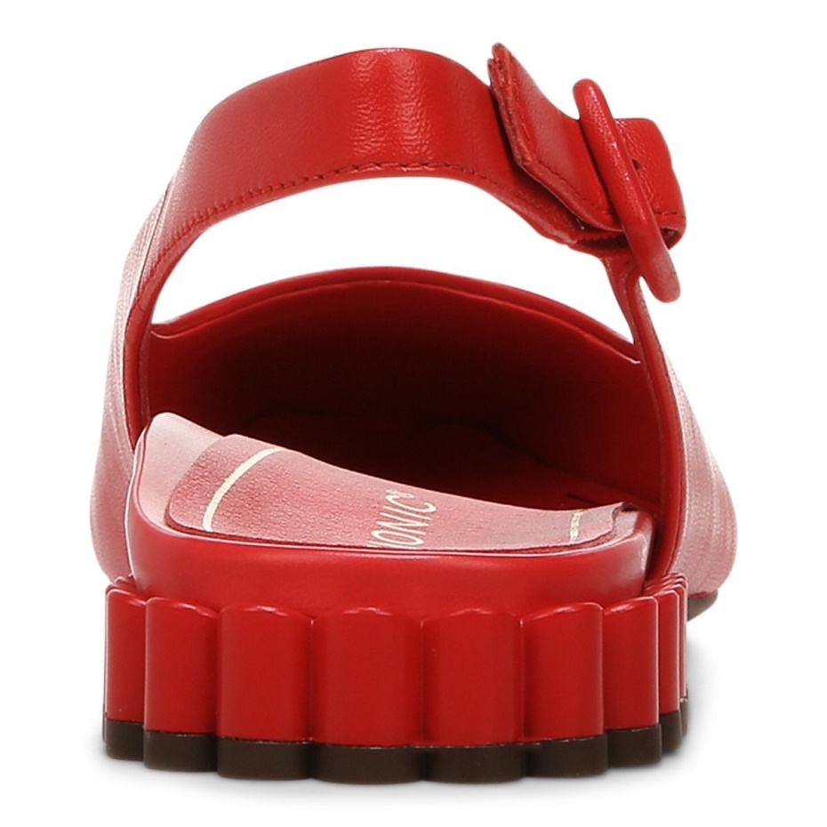 Delphine Slingback Plano Rojo Vionic