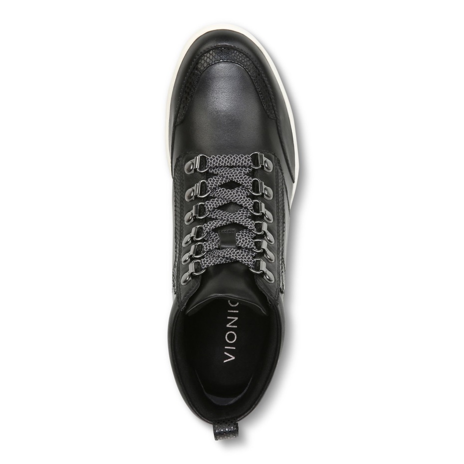 Jordy High Top Cuero Negro Vionic