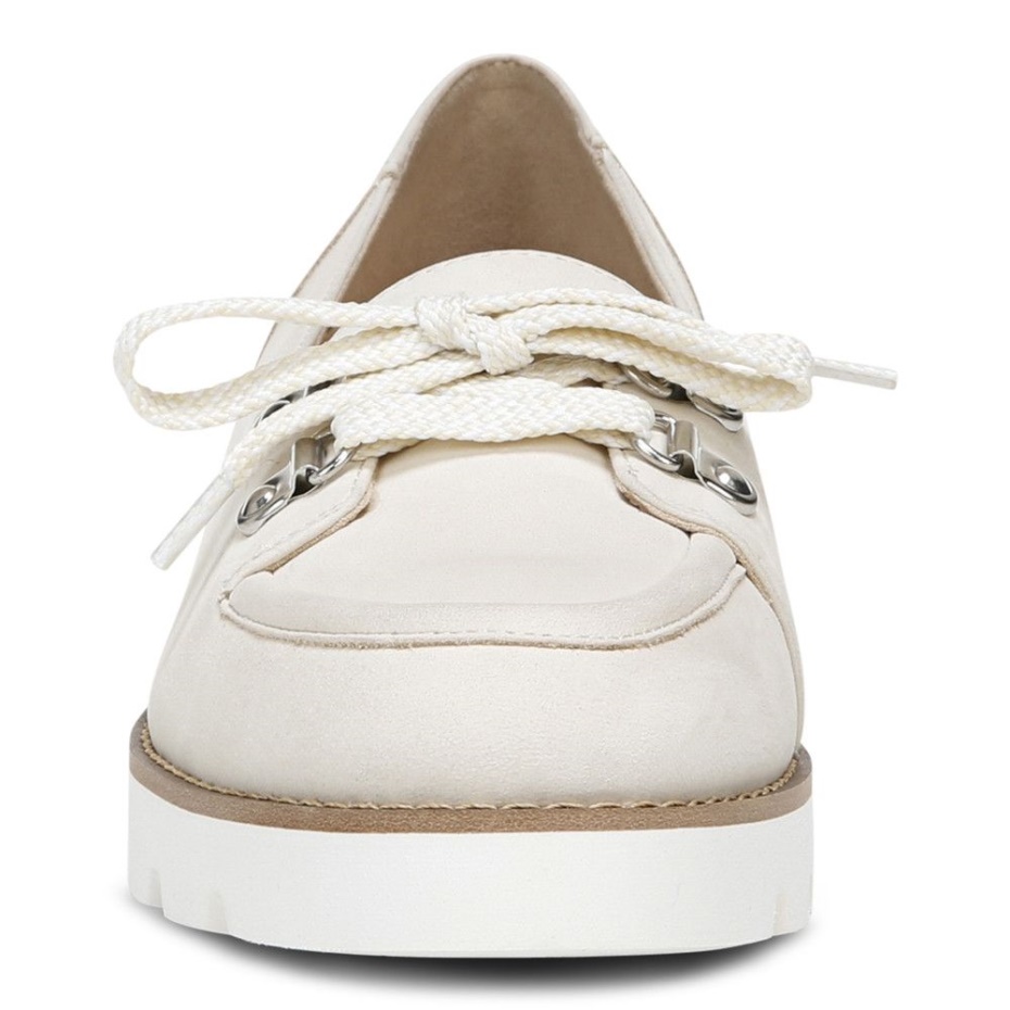 Mocasines Con Cordones Teagan Crema Vionic