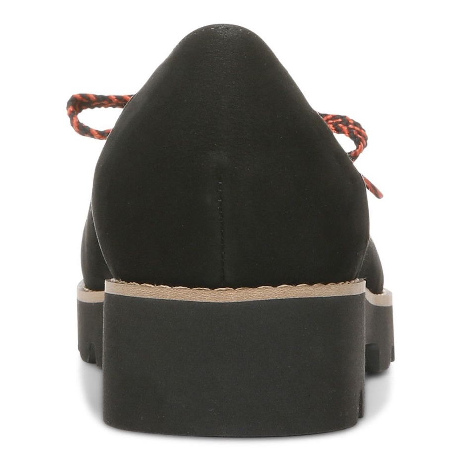 Mocasines Teagan Con Cordones Negro Vionic