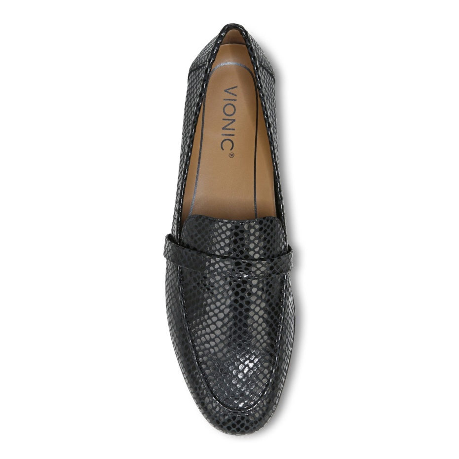 Mocasín Zana Plano Negro Vionic