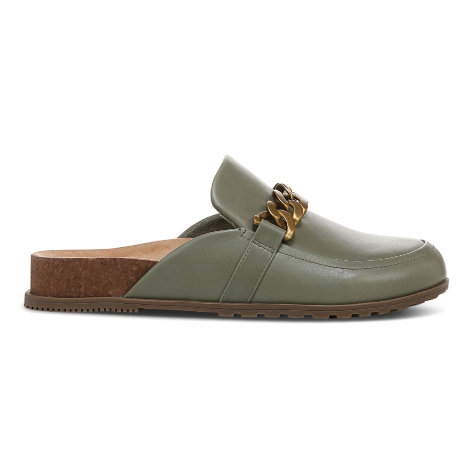 Mule Vionic Georgie Verde Militar