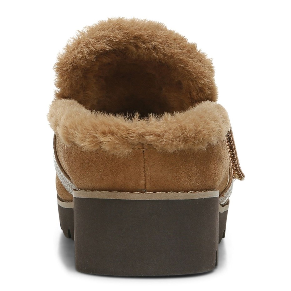 Mule Vionic Toffee Suede Kailen