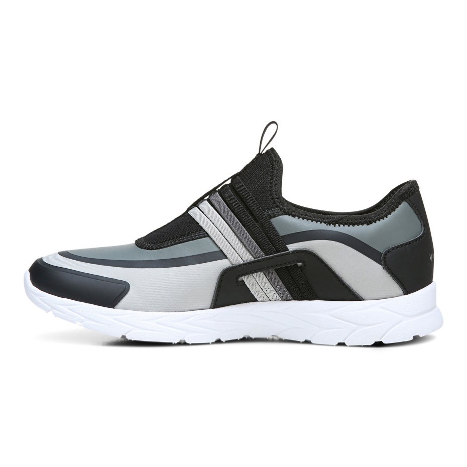 Negro Gris Vayda Zapatillas Sin Cordones Vionic