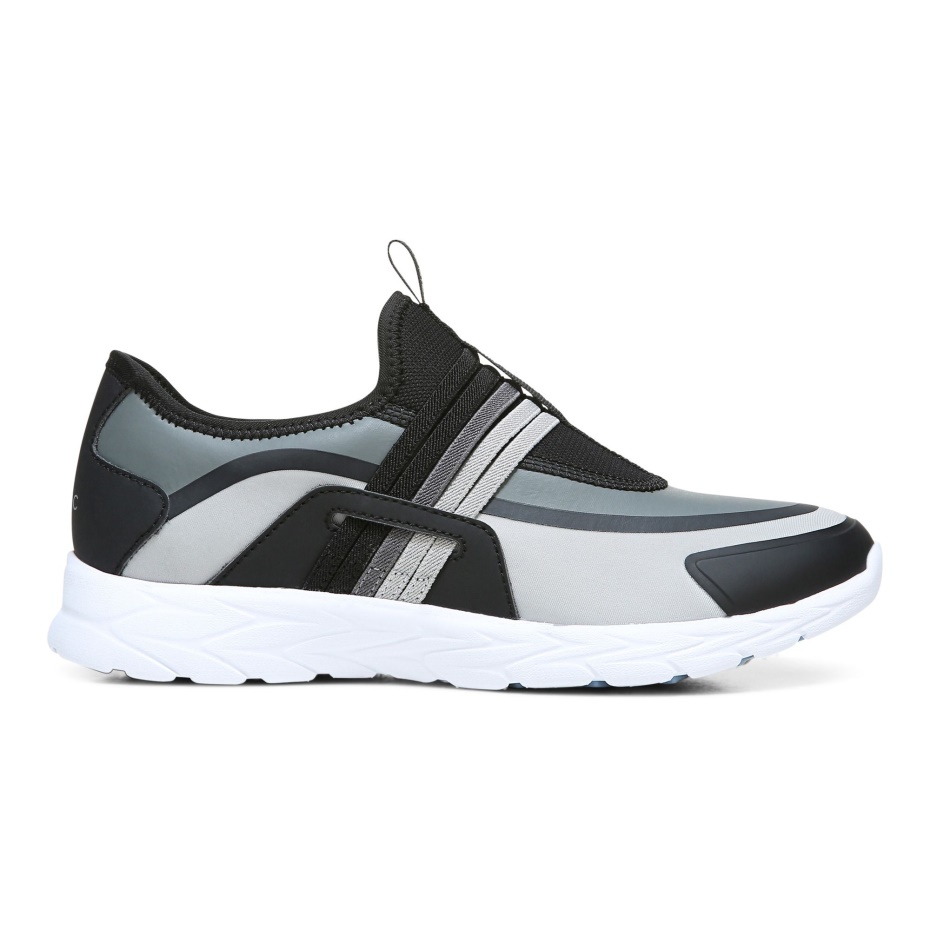 Negro Gris Vayda Zapatillas Sin Cordones Vionic