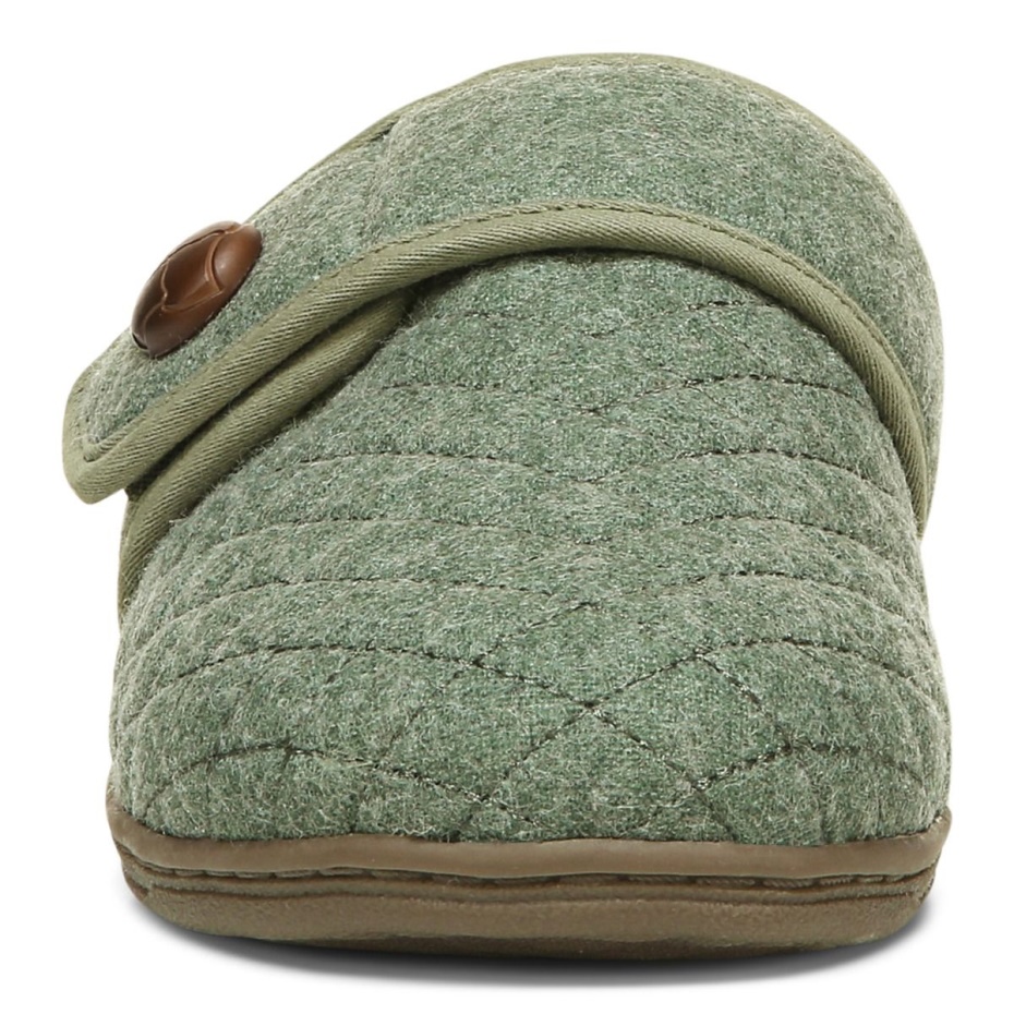 Pantufla Carlin Vionic Verde Militar