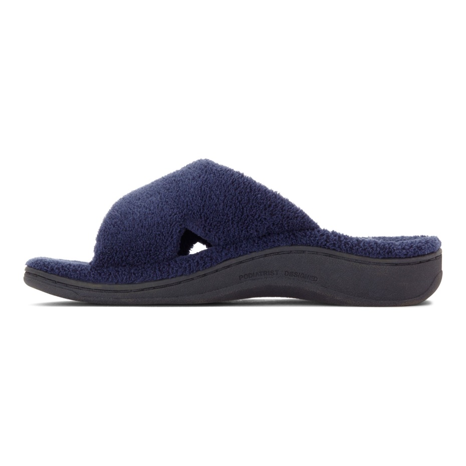 Pantufla Relax Azul Marino Vionic
