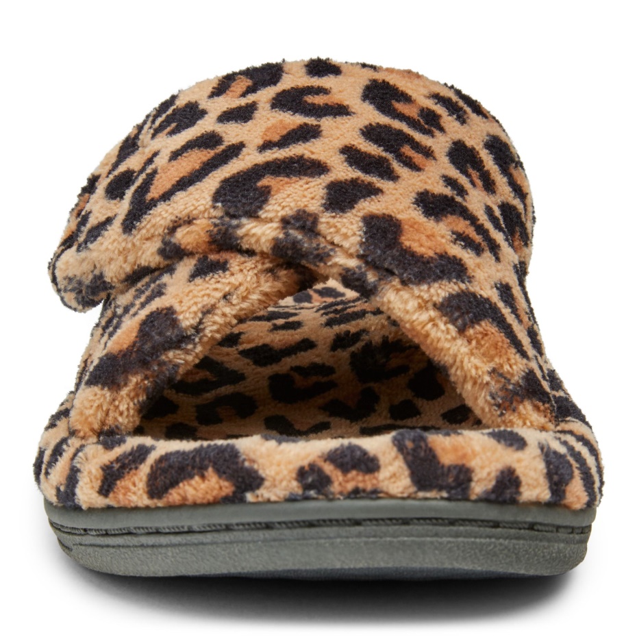 Pantufla Relax Vionic Leopardo Natural