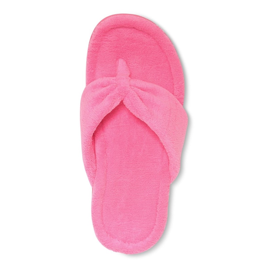 Pantufla Vionic Gracie Toe Post Rosa Eléctrico