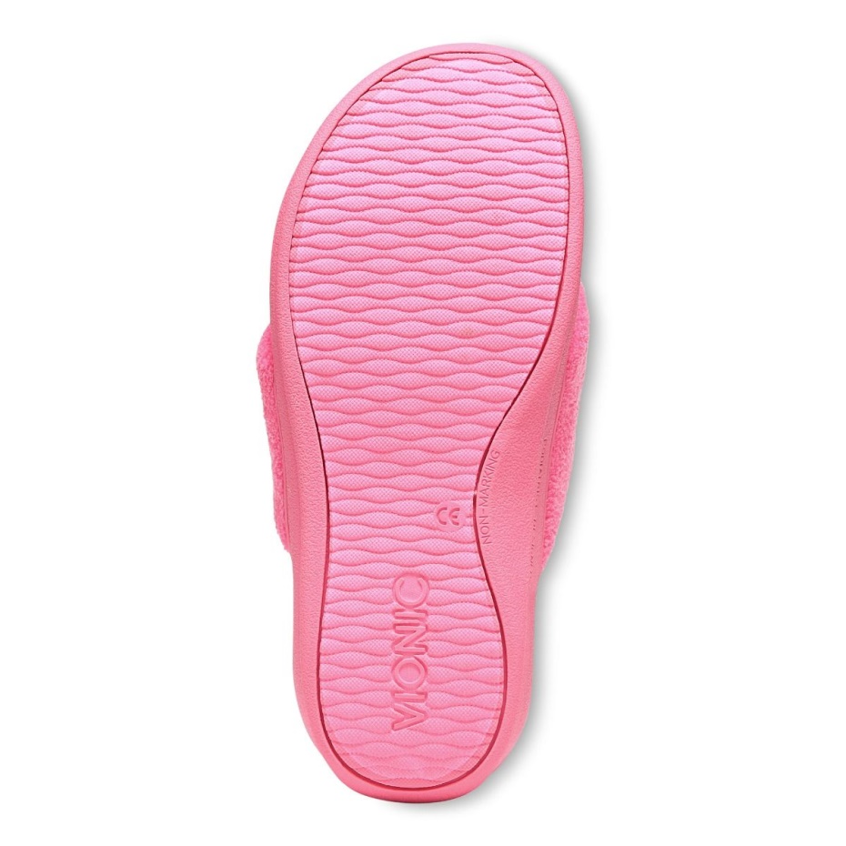 Pantufla Vionic Gracie Toe Post Rosa Eléctrico