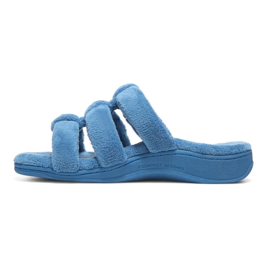 Pantufla Vionic Horizon Azul Snooze