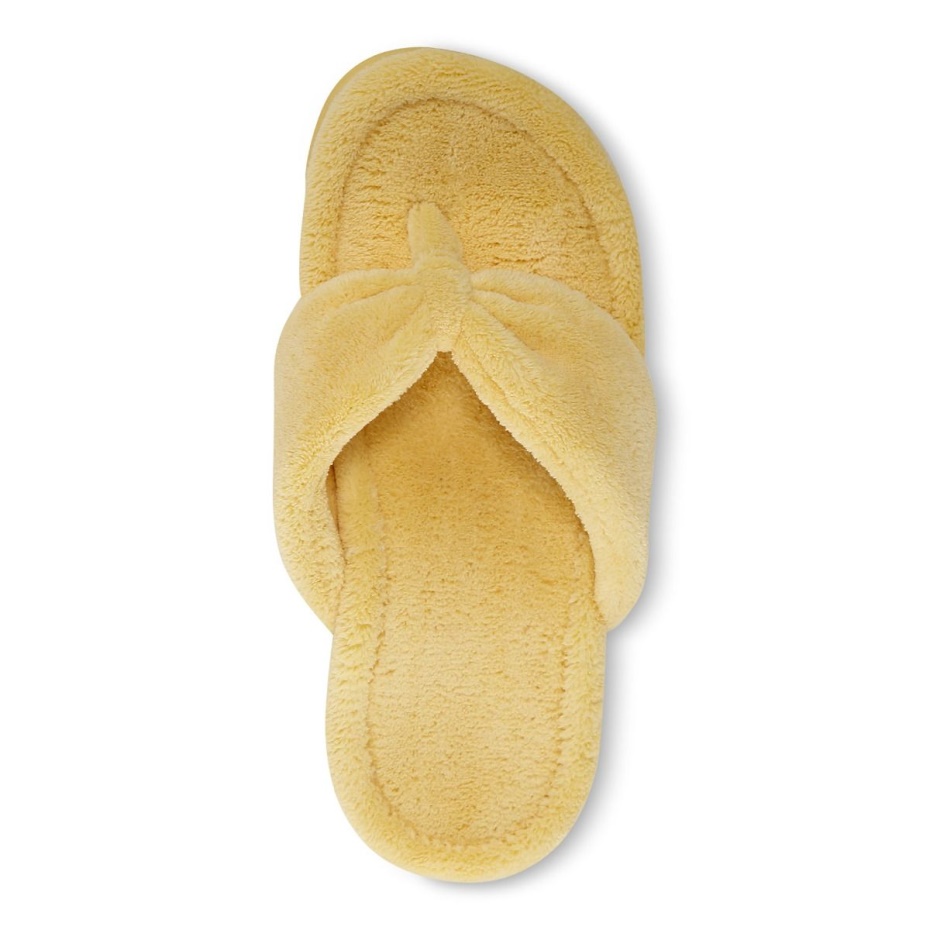 Pantuflas Gracie Toe Post Vionic Gold Cream
