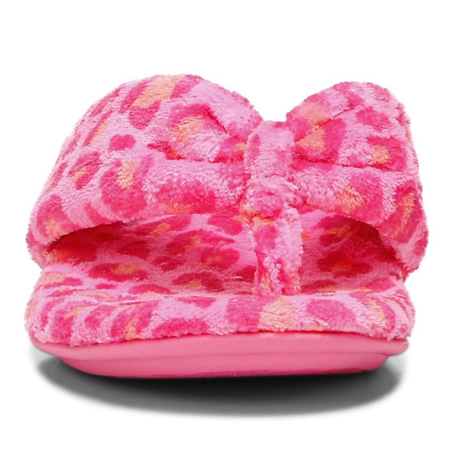 Pantuflas Vionic Bubblegum Leopard Lydia
