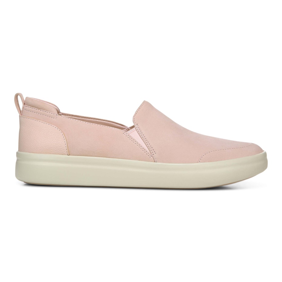 Penélope Casual Slip On Nubuck Colorete Pálido Vionic