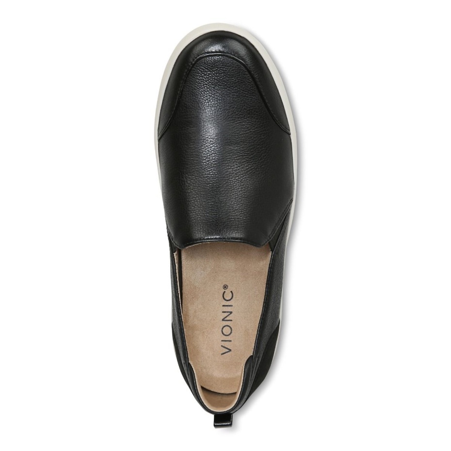 Penélope Negro Slip On Zapatilla Vionic