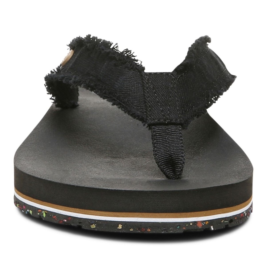 Playa Negra Relajarse Punta Post Sandalia Vionic