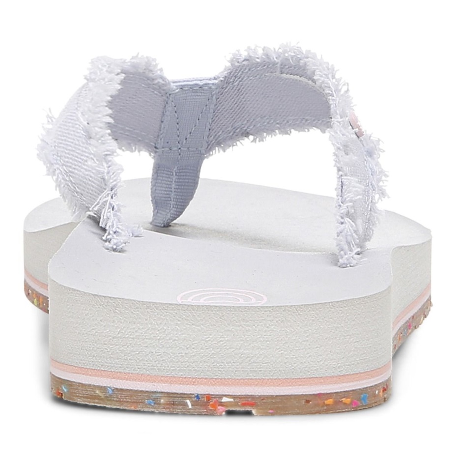 Playa Relajarse Dedo Del Pie Sandalia Neblina Azul Vionic