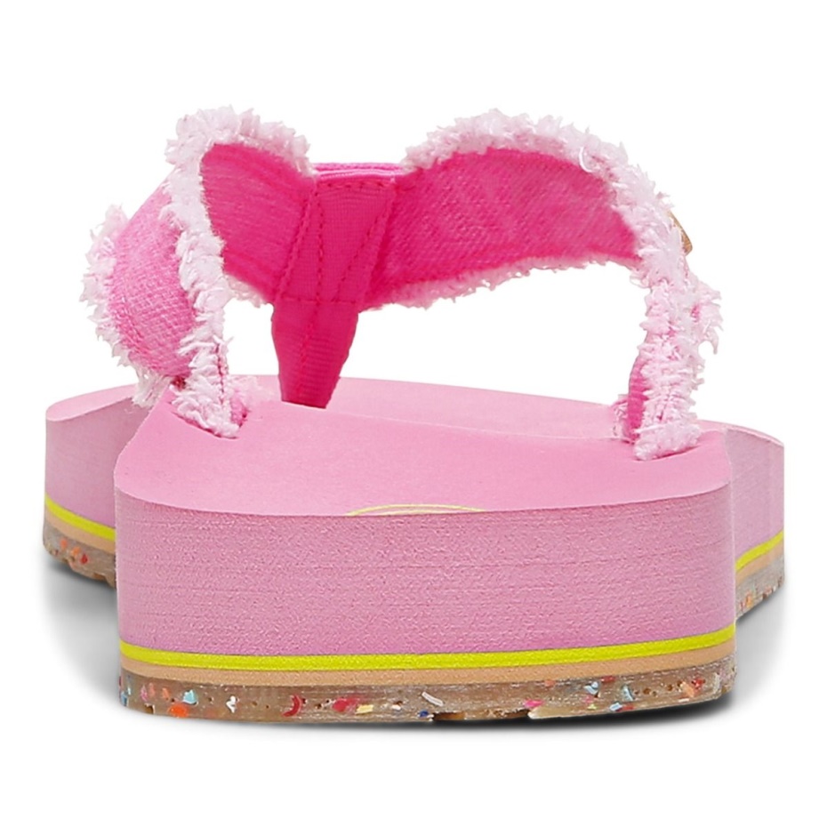 Playa Vionic Unwind Toe Post Sandalia Bubblegum