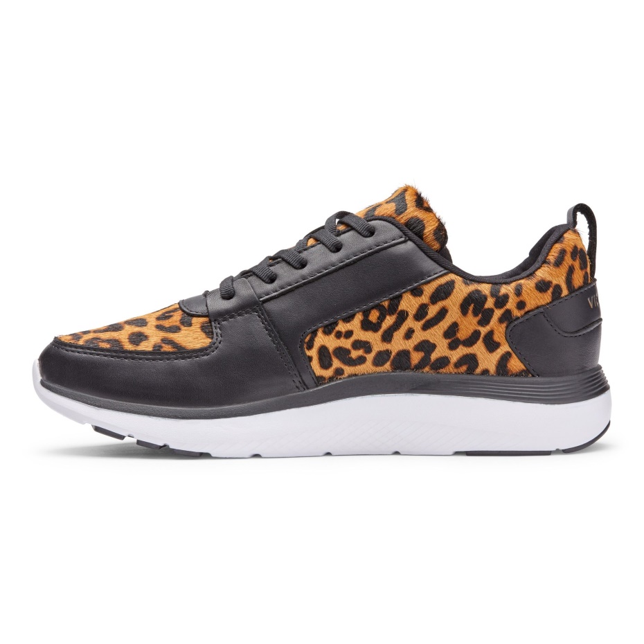Remi Casual Trainer Vionic Bronceado Leopardo