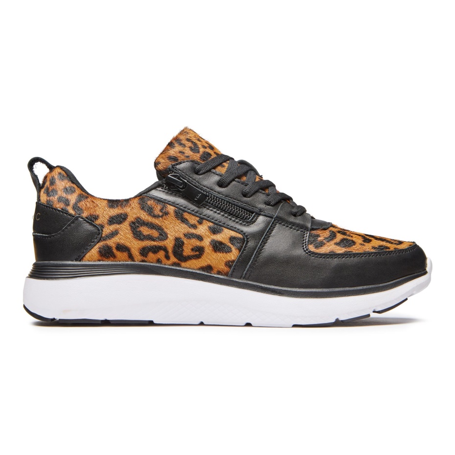 Remi Casual Trainer Vionic Bronceado Leopardo
