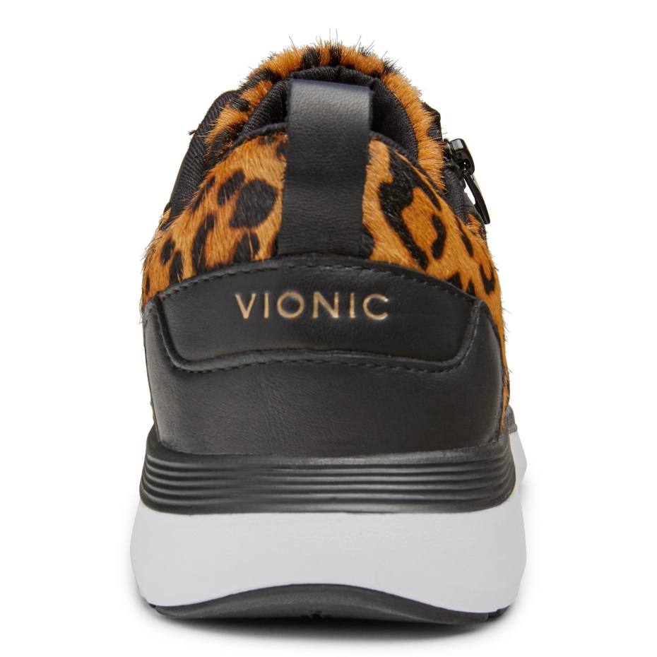 Remi Casual Trainer Vionic Bronceado Leopardo