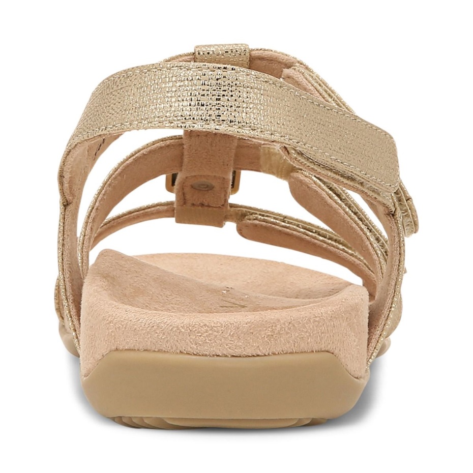 Sandalia Ajustable Vionic Dorado ámbar