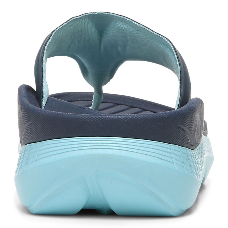 Sandalia De Recuperación De Restauración De Porcelana Azul Marino Vionic