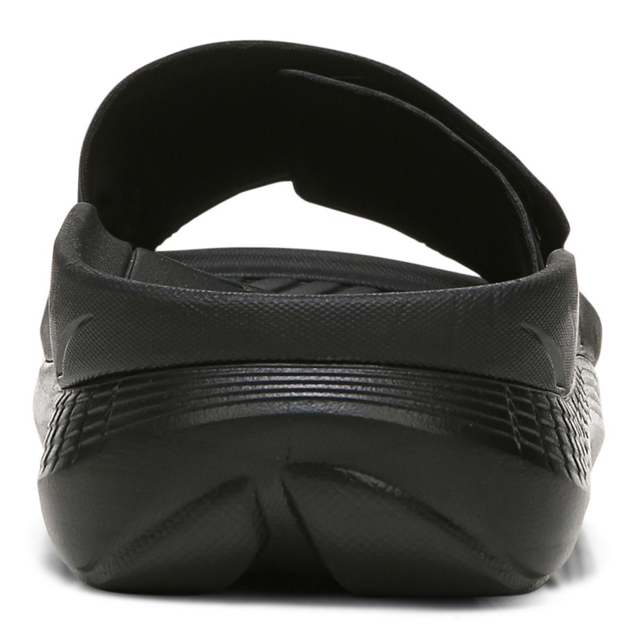 Sandalia De Recuperación Viónica Negra Para Rejuvenecer Todos Los Géneros