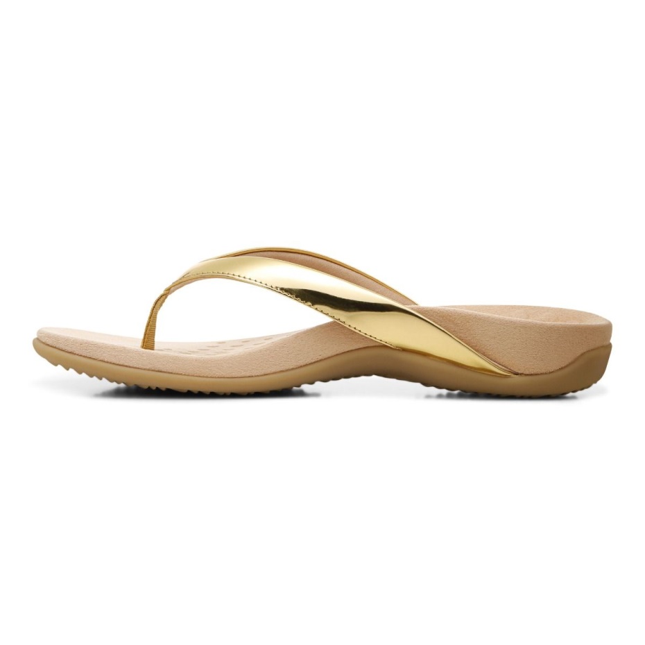 Sandalia Dillon Toe Post Vionic Gold