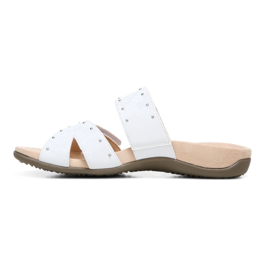 Sandalia Indie Slide Blanca Vionic