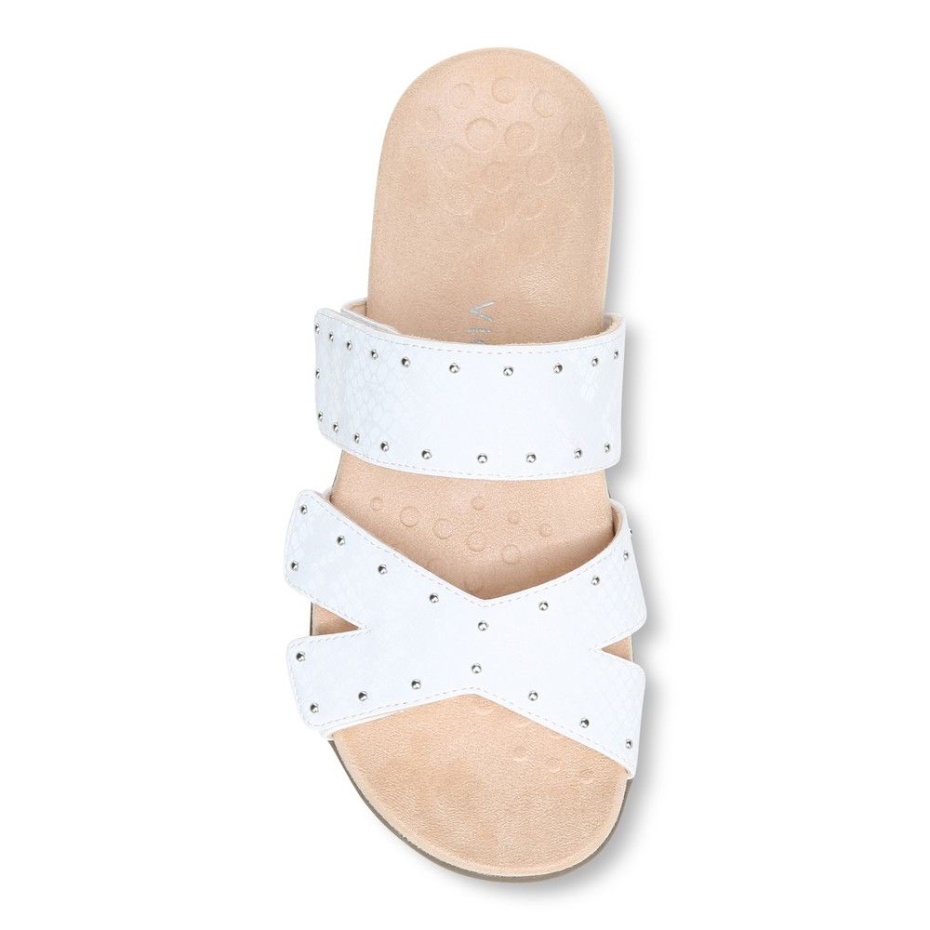 Sandalia Indie Slide Blanca Vionic