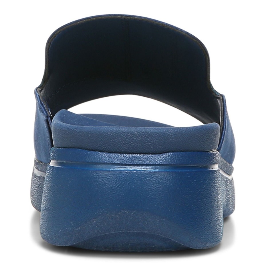 Sandalia Plataforma Monica Raso Azul Oscuro Vionic