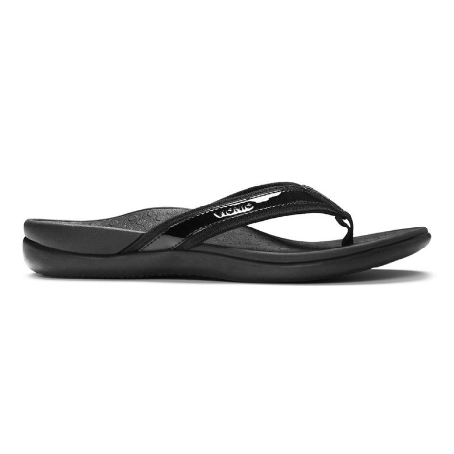 Sandalia Tide Ii Toe Post Vionic Negro