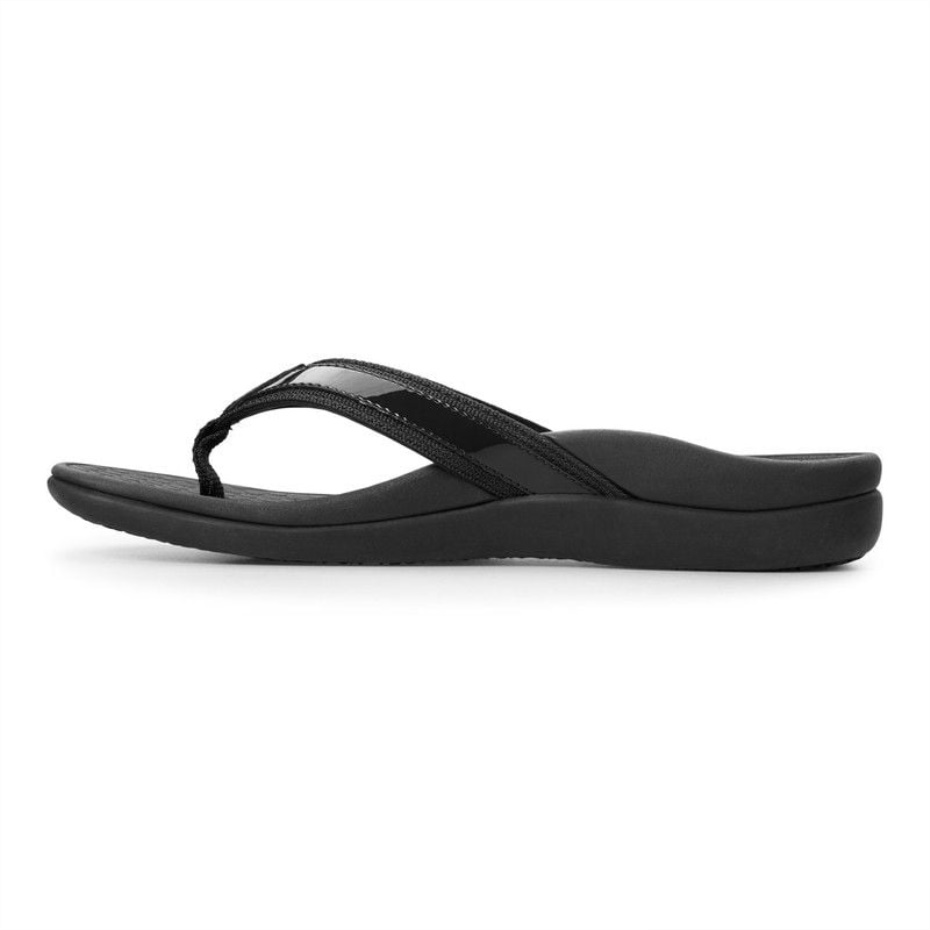 Sandalia Tide Ii Toe Post Vionic Negro