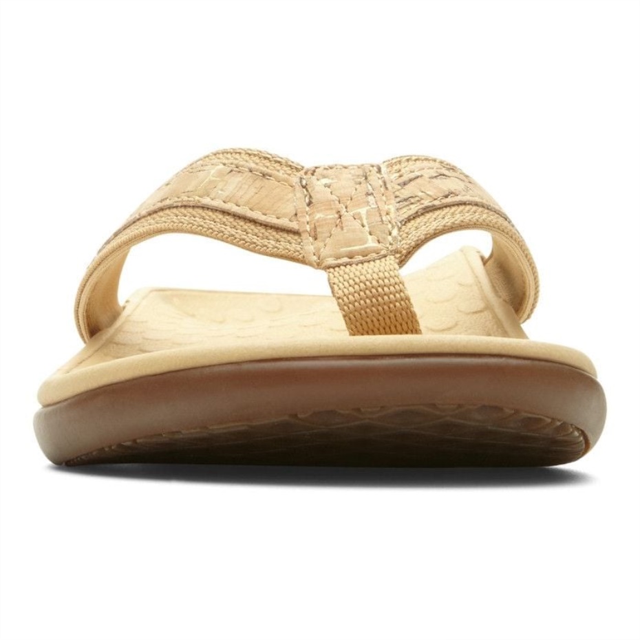Sandalia Vionic Cork Tide Ii Toe Post